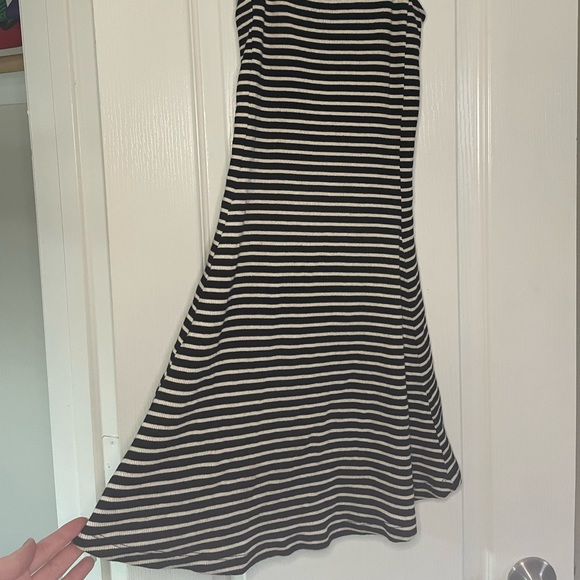 Brandy Melville Cotton Striped Summer Dress Skater - Picture 3 of 3